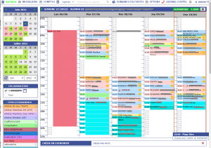 Nouvel exemple d'agenda côté praticien